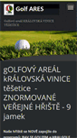 Mobile Screenshot of golf-ares.cz